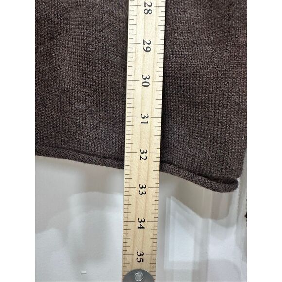 NWOT Athleta Chill Factor High Neck Collar Full Zip Up Wool Blend Sweater Large - Picture 12 of 13